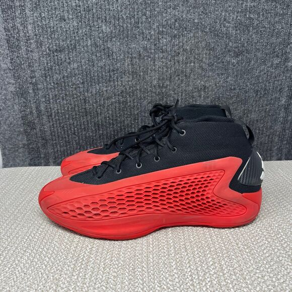 Adidas Anthony Edwards AE1 Pure Ruby Georgia Bulldogs Black Red Mens 12 IG6669 main image 6